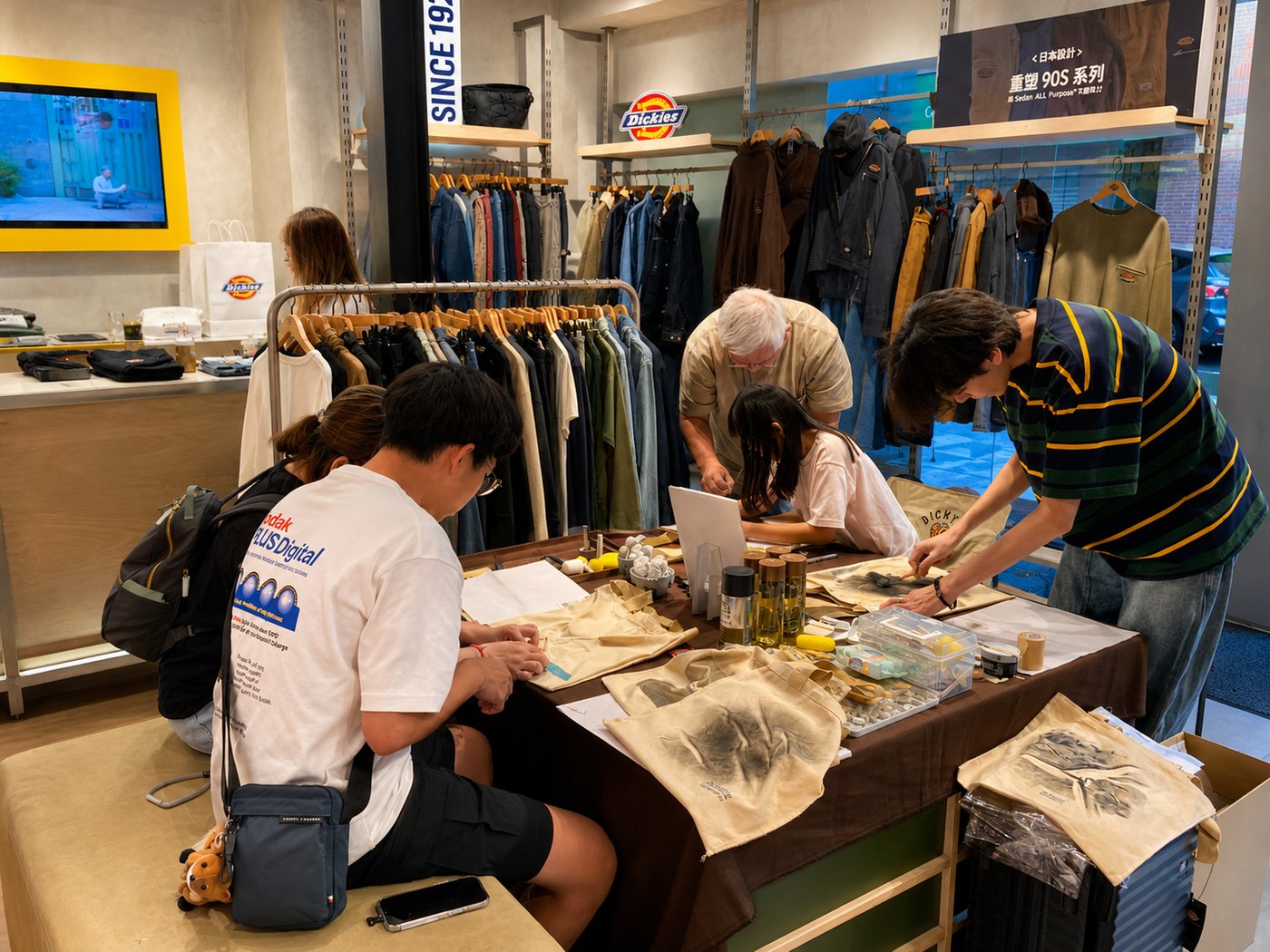 Dickies 仿石洗刷印體驗